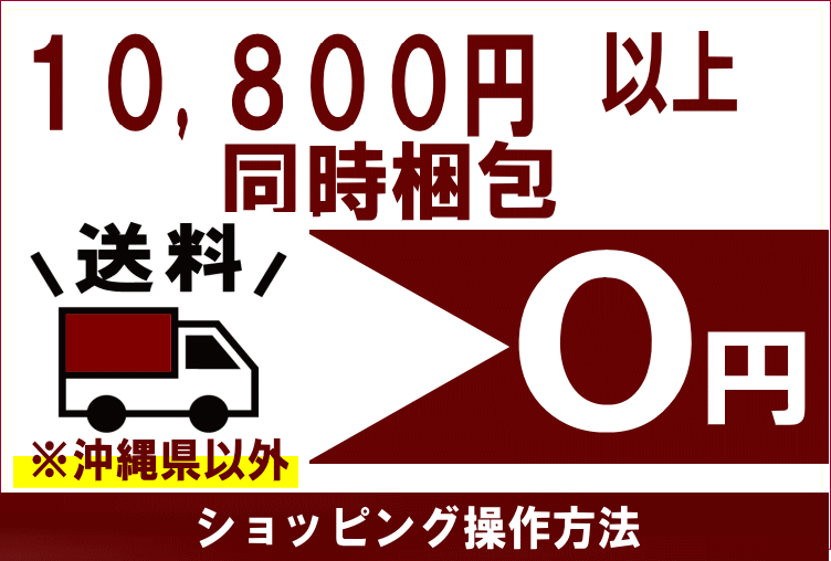 10800円以上送料無料